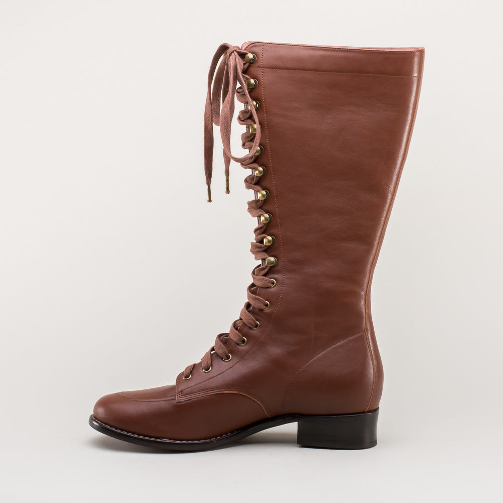 Lace up boots tan online
