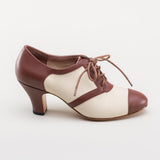 Evelyn Retro Oxfords (Tan/Brown)