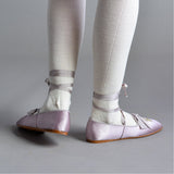 Penelope Regency Slippers (Light Purple)