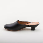 Sophie 18th Century Leather Mules (Black)(1760-1790)