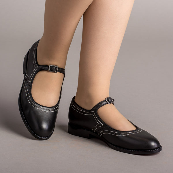 Wednesday Women s Vintage Mary Jane Shoes Black American Duchess Europe